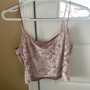 cute pink tank/ crop